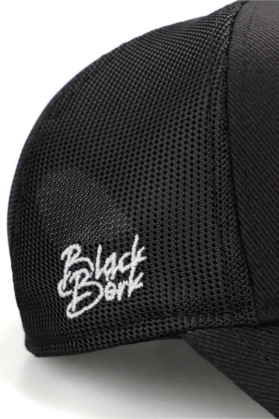 BlackBörk S Harf Logolu Siyah Trucker Şapka